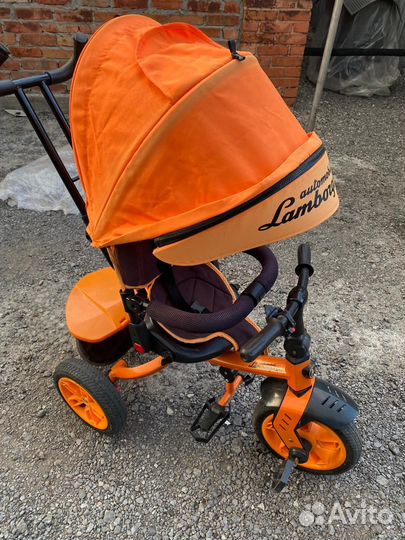 Детский трехколесный велосипед lamborghini