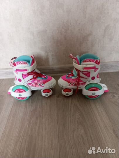Роликовые коньки детские раздвижные