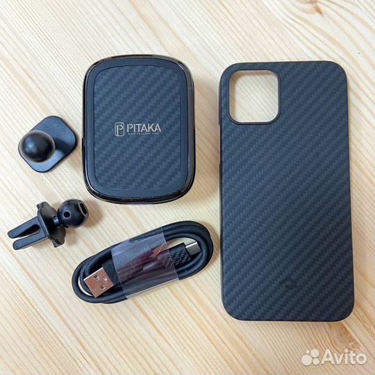 Pitaka для iPhone 12 mini/12 Pro Max + Держатель