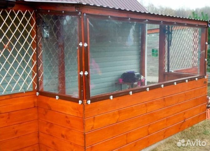 Мягкие окна для беседок, веранд, балконов