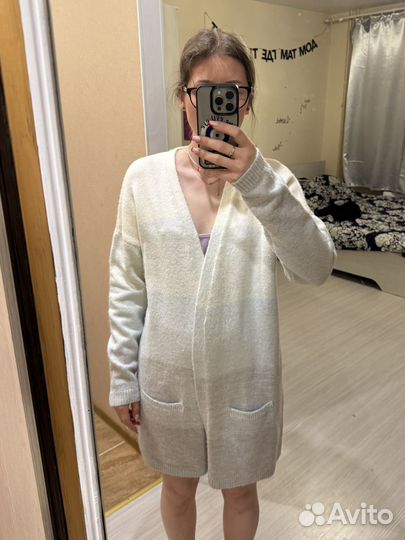 Кардиган женский длинный