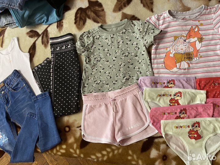 Одежда для девочки пакетом 110 116
