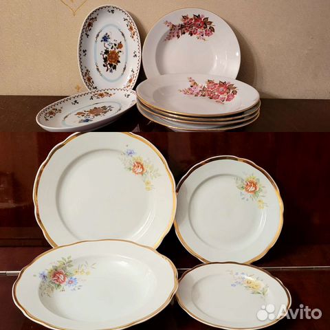 Фарфоровые Тарелки разные