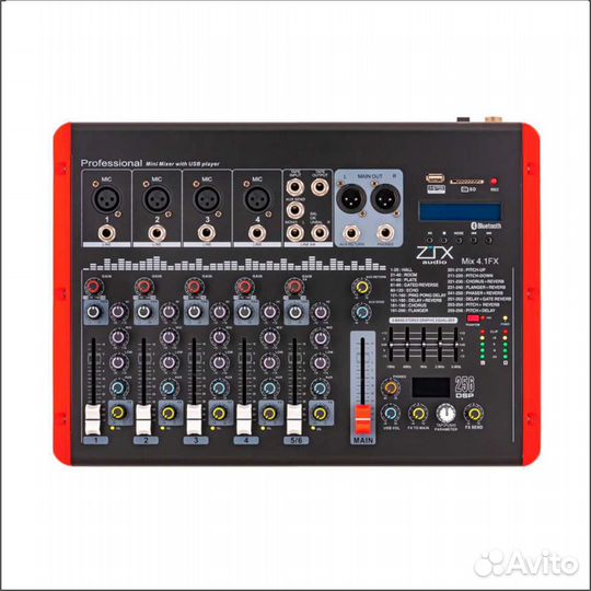 ZTX audio Mix 4.1.Fx микшерный пульт