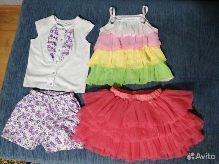 Одежда пакетом для девочки 98 104