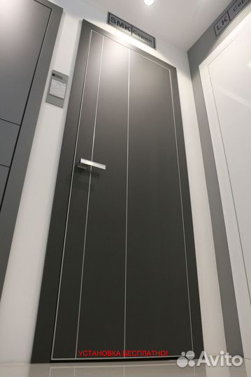 Дверь входная с зеркалом с бесплатной установкой