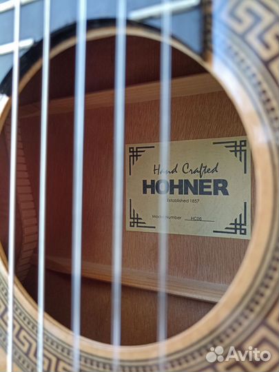 Гитара hohner HC-06 с чехлом + подарки