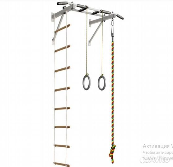 Шведская стенка мини дск Лидер (белый)