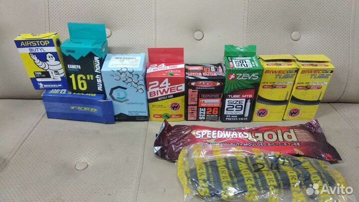 Велосипедные камеры, ремонт