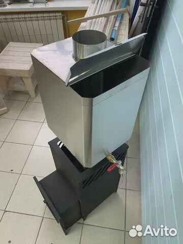 Печь для бани с баком