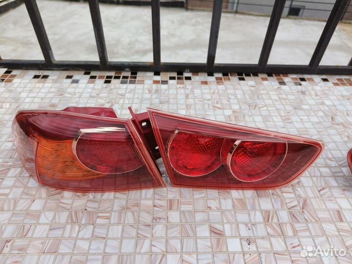 Задние фонари на mitsubishi lancer 10