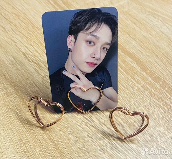 К-поп карты подставка сердечко