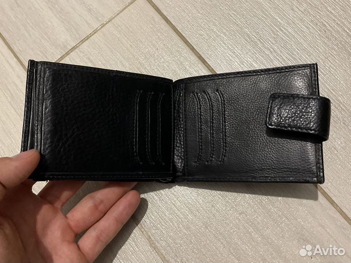 Кошелек мужской кожаный