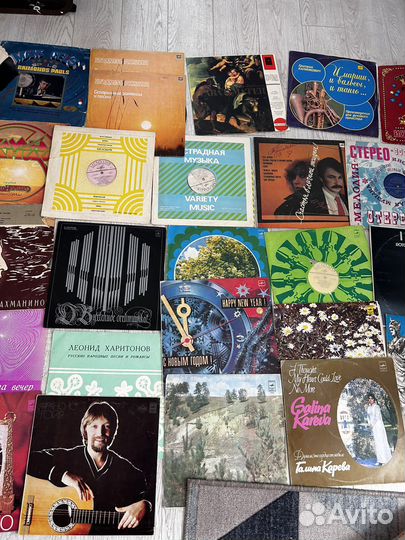 Виниловые пластинки СССР много