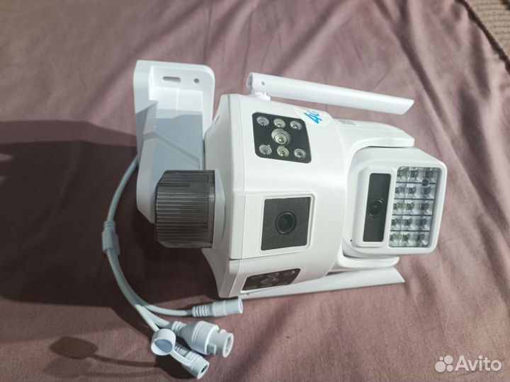 4 G камера видеонаблюдения, 3 объектива