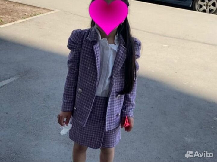 Костюм твидовый для девочки