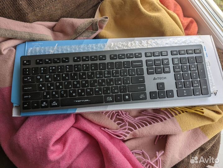 Клавиатура беспроводная A4Tech Fstyler FBX50C