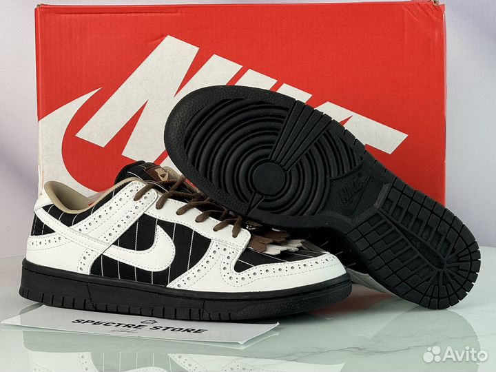 Кроссовки Nike Dunk Low LX Brogue Pinstripe