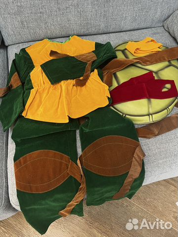 Новогодний костюм для мальчика Черепашка Ниндзя