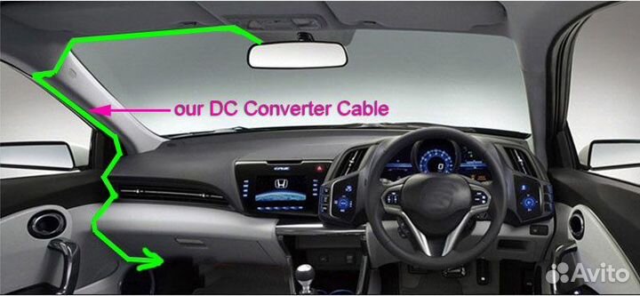 Удлинитель кабель питания для автомобиля