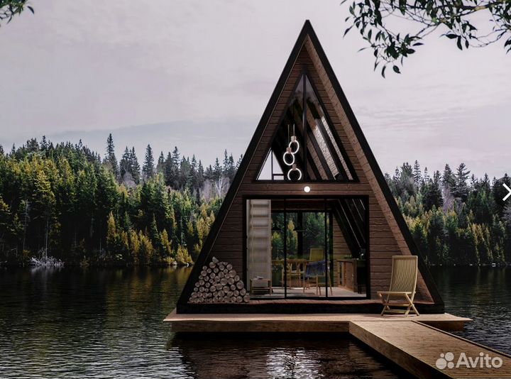 Каркасный дом A-Frame (афреймы)