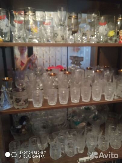 Хрустальные рюмки ссср,фужеры,бокалы,стопки