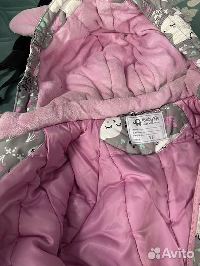 Комбинезон для девочки 92