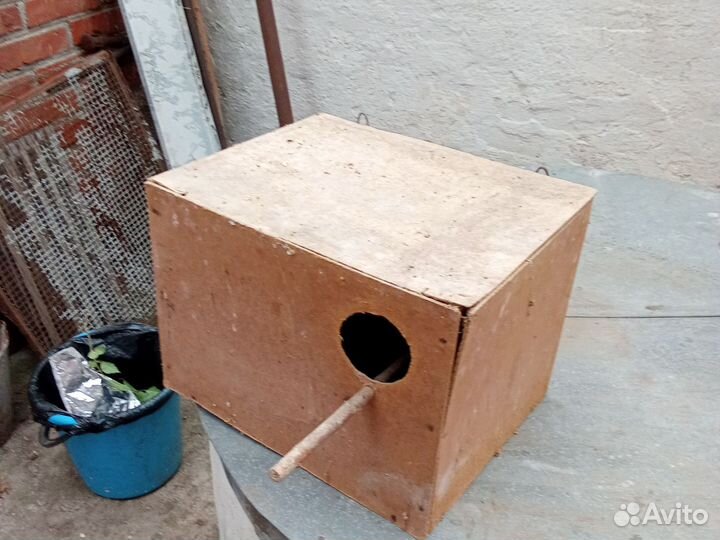 Домик для попугаев большой