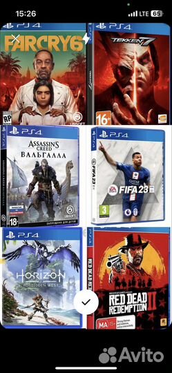 Игры на Ps4 и Ps5
