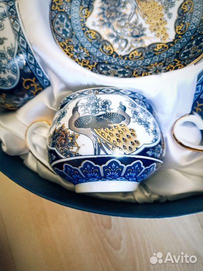 Чайный сервиз тонкий фарфор