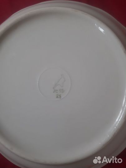 Тарелки завод Дулево