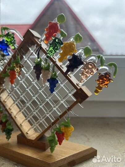 Шпажки Lauscha, Лауша, виноград, винтаж, Германия