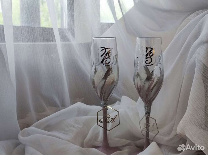 Оформление свадебных аксессуаров