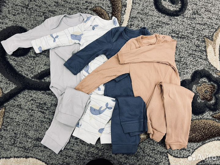 Вещи для новорожденных пакетом 68-74