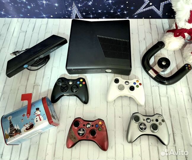 Xbox 360 250 & 500gb прошит + 95 игр fifa 19, GTA