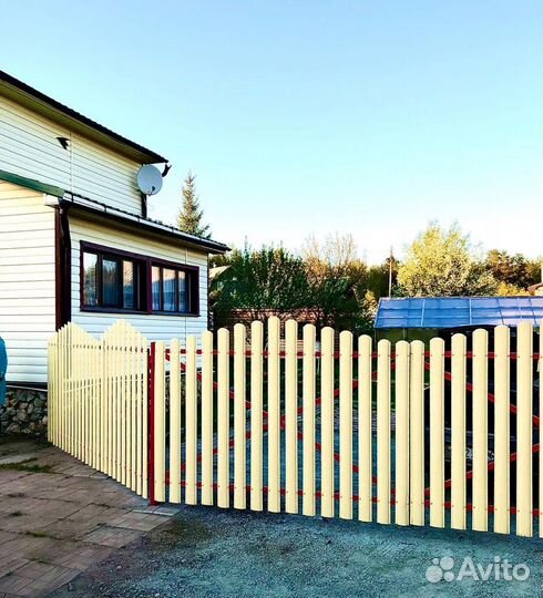 Монтаж забора