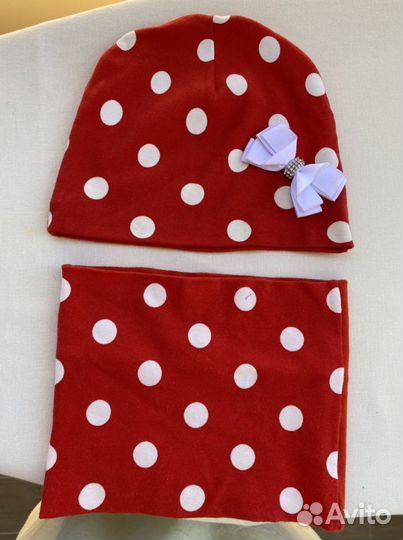 Комплект шапка, шарф