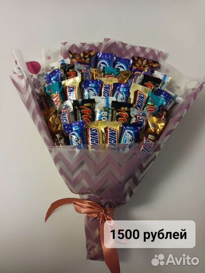 Мужские и женские съедобные букеты