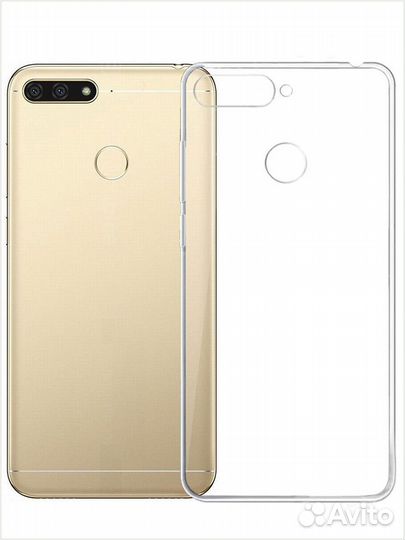 Силиконовый чехол для Huawei Honor 7C Pro/Y7 Prime