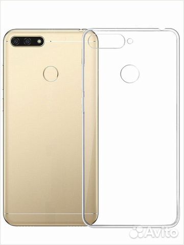 Силиконовый чехол для Huawei Honor 7C Pro/Y7 Prime