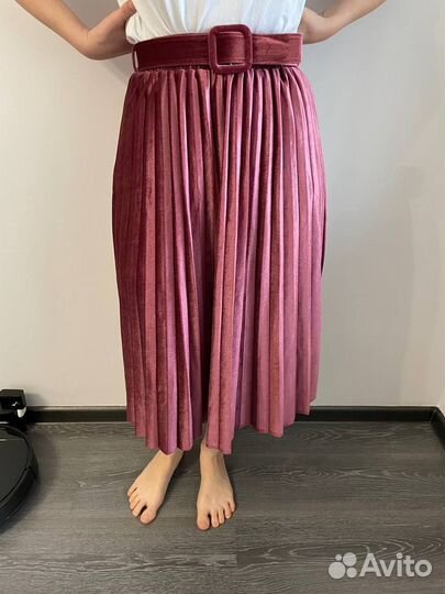 Юбка бархатная 44-46 размер