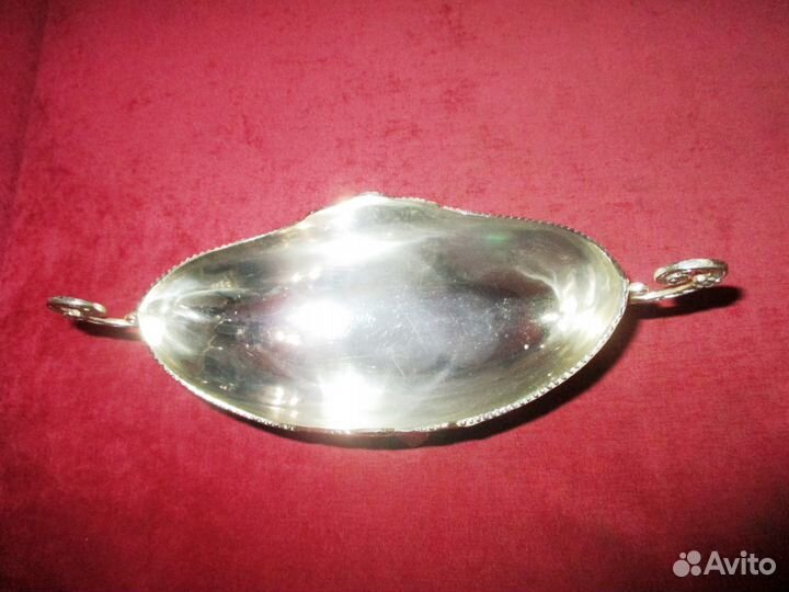 Старинная вазочка конфетница Европа 25 см