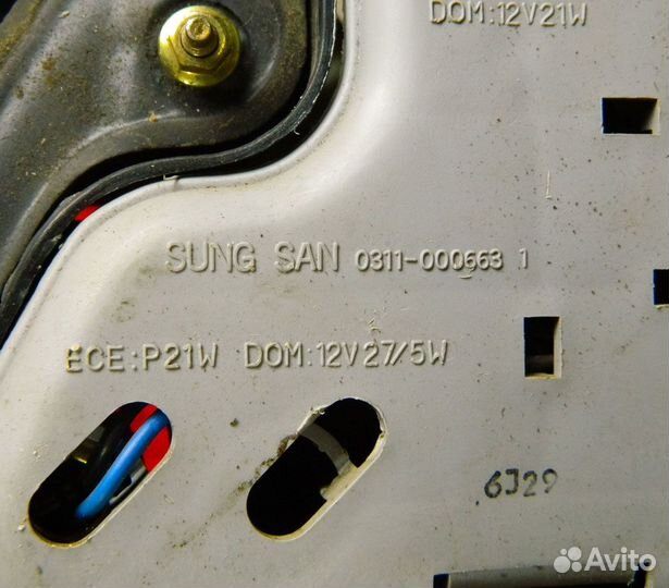 Фонарь левый Daewoo Nexia N100