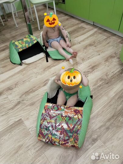 Матрас для санок с чехлом для ног