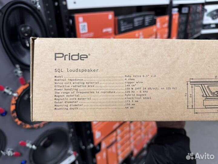 Pride ruby voice 6.5 ver. 2 эстрадная акустика