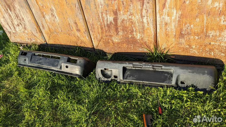 Бампера на оку с противотуманками