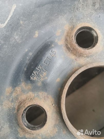 Диск колесный железо Toyota Yaris 2005-2011