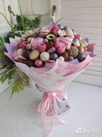 Сладкие букеты из конфет,букет из шоколада