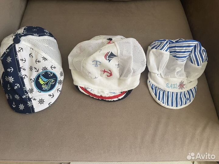 Летние кепочки для мальчика до года
