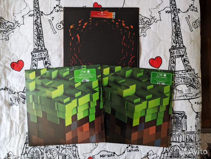 Minecraft Volume Alpha и Beta редкие пластинки LP